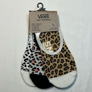 Women’s Vans No-Show Socks…Leopard print!